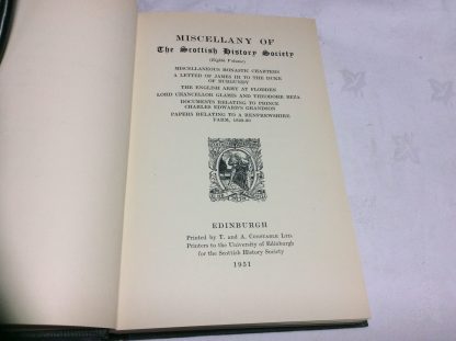 Miscellany of the Scottish History Society, Eighth Volume - Image 2
