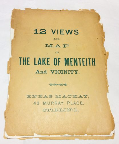 12 Views and map of The Lake of Menteith and Vicinity