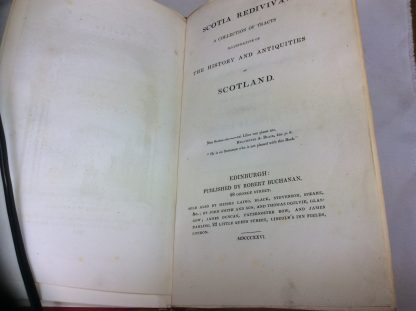 Scotia Rediviva: A Collection of Tracts Illustrative of the History and Antiquities of Scotland - Image 4