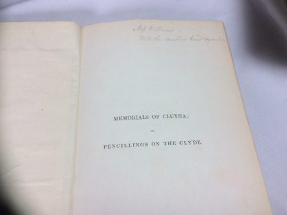 Memorials of Clutha; or, Pencillings of the Clyde. With lithographic views. - Image 3