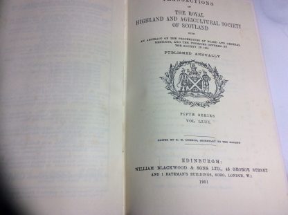 Transactions of the Royal and Agricultural Society of Scotland 1951 - Image 2