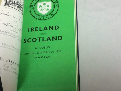 Scottish Rugby memories: A Souvenir Book of Scottish Rugby International Matches - Image 2