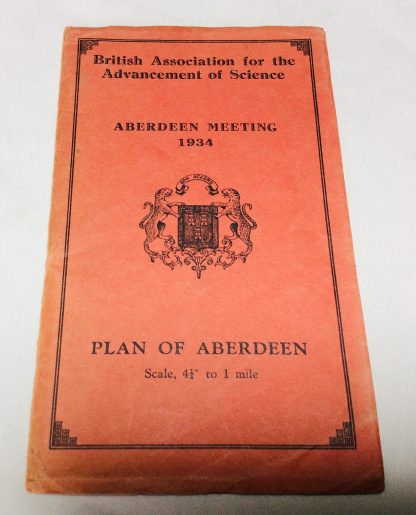 Plan of Aberdeen: Aberdeen Meeting 1934