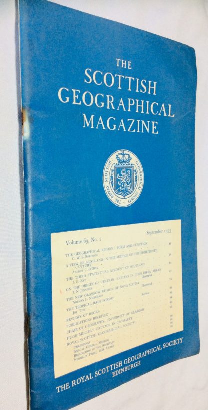 Scottish Geographical Magazine Volume  69 No.2