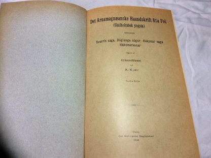 Det Arnamagnaeanske Haandskrift 81a Fol. (Skalholtsbok yngsta) indeholdende Sverris Saga, Boglunga sogur, Hakonar saga Hakonarsonar - Image 2