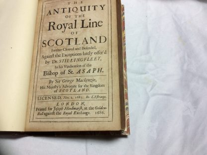 A Defence of the Antiquity of the Royal Line of Scotland. With a True Account When the Scots Were Govern'd by Kings in the Isle of Britain - Image 3
