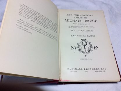 Life and Complete Works of Michael Bruce, Poet of Loch Leven - Image 2