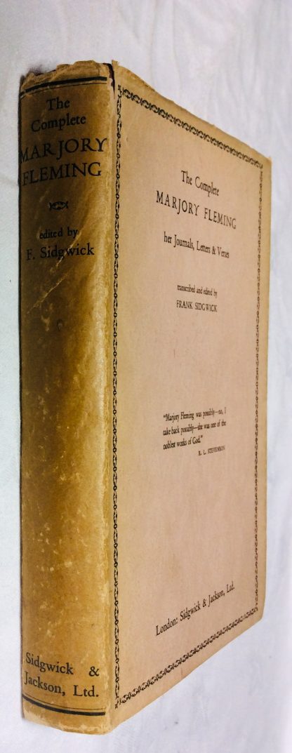 The Complete Marjory Fleming: Her Journals, Letters and Verses