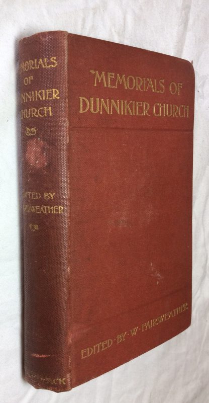 Memorials of Dunniker Church, Kirkcaldy  - with a historical introduction