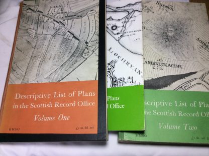 Descriptive List of Plans in the Scottish Record Office Volumes 1-4