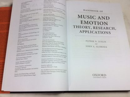 Handbook of Music and Emotion: Theory, Research, Applications - Image 2