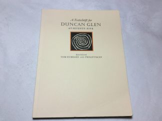 A Festschrift for Duncan Glen at Seventy-Five