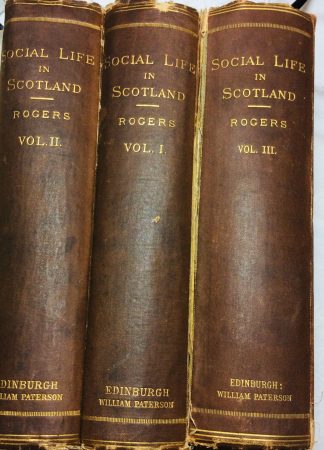 Social Life in Scotland from Early to Recent times [3 Volumes]