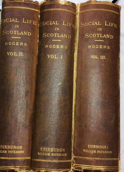 Social Life in Scotland from Early to Recent times [3 Volumes]