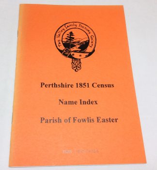 Perthshire 1851 Census Name index: Parish of Fowlis Easter