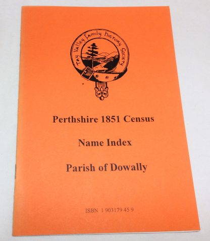 Perthshire 1851 Census Name index: Parish of Dowally