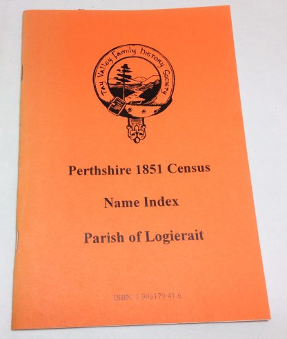 Perthshire 1851 Census Name index: Parish of Logierait