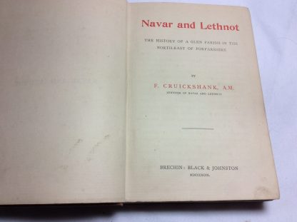 Navar and Lethnot: The History of a Glen Parish in the North-East of Forfarshire - Image 2