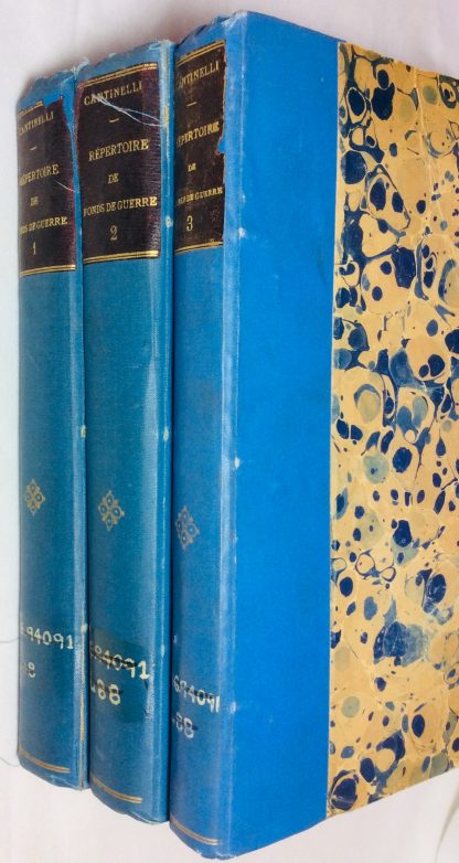 Catalogue Du Fonds De La Guerre. Contribution a Une Bibliographie Generale De La Guerre De 1914-.  3 Volumes