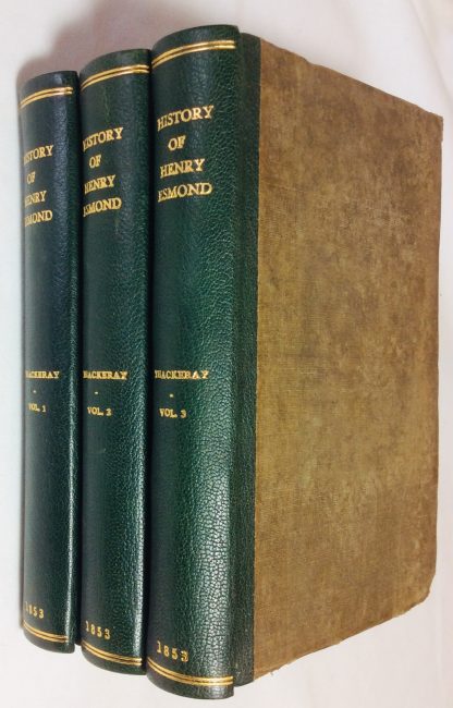 The History of Henry Esmond, A Colonel in the Service of Her Majesty Queen A. 2nd Edition in three volumes