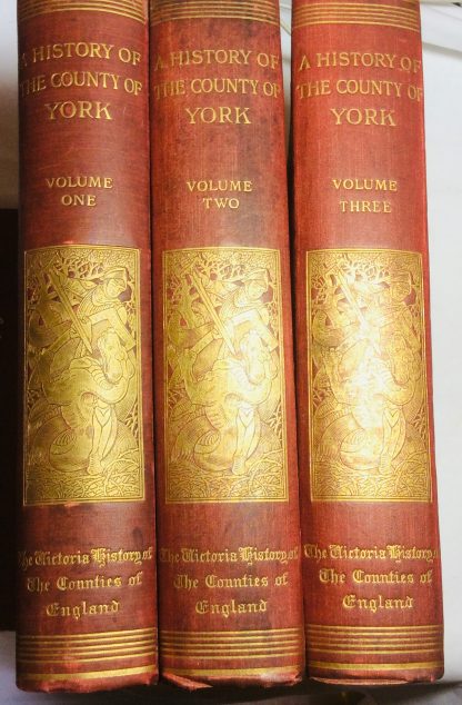 THE VICTORIA HISTORY OF THE  COUNTY OF YORK  in  3 Volumes