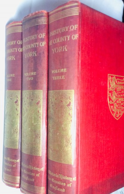 THE VICTORIA HISTORY OF THE  COUNTY OF YORK  in  3 Volumes - Image 2