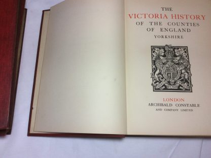 THE VICTORIA HISTORY OF THE  COUNTY OF YORK  in  3 Volumes - Image 3