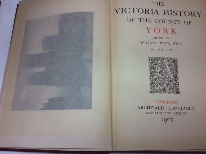 THE VICTORIA HISTORY OF THE  COUNTY OF YORK  in  3 Volumes - Image 4