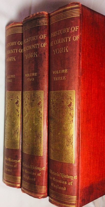 THE VICTORIA HISTORY OF THE  COUNTY OF YORK  in  3 Volumes - Image 8