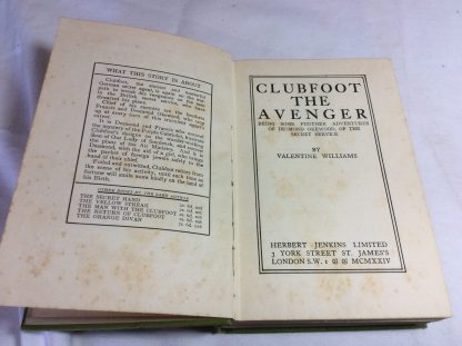 Clubfoot the Avenger: Being Some Further Adventures Of Desmond Okewood of the Secret Service - Image 2