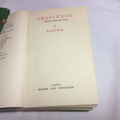 Challenge: A Bulldog Drummond Novel - Image 2