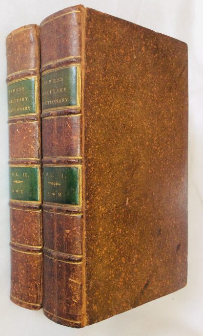 New and Enlarged Millitary Dictionary in French and English: In which are explained the Prinicipal Terms, with Appropriate Illustrations, of all the sciences, that are, more or less, Necessary for an Officer and Engineer, In Two Volumes