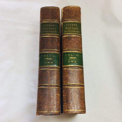 New and Enlarged Millitary Dictionary in French and English: In which are explained the Prinicipal Terms, with Appropriate Illustrations, of all the sciences, that are, more or less, Necessary for an Officer and Engineer, In Two Volumes - Image 2