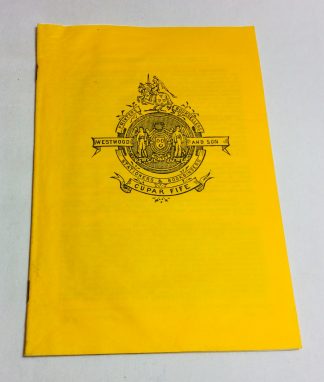 The Press of Alexander Westwood and Son ( Presses of Fife Bibliographies No. 4)