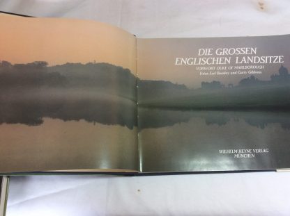 Die großen englischen Landsitze. Vorwort Duke of Marlborough. Fotos Earl Beesley und Garry Gibbons. - Image 2