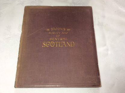 BACON'S SURVEY MAP OF CENTRAL SCOTLAND