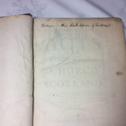 THE PRINCIPAL ACTS OF THE GENERAL ASSEMBLY OF SCOTLAND,  1714 -1731 - Image 3