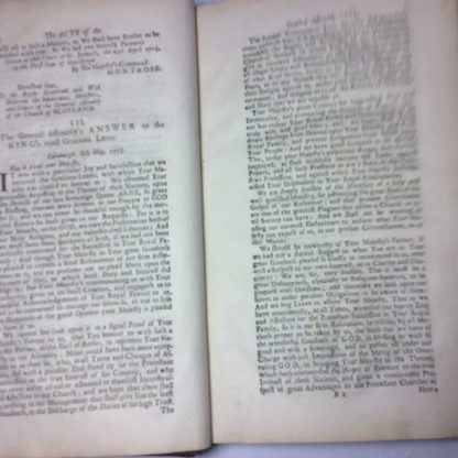 THE PRINCIPAL ACTS OF THE GENERAL ASSEMBLY OF SCOTLAND,  1714 -1731 - Image 8