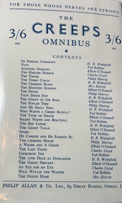 The Creeps Omnibus, containg Creeps, Shudders and Shivers - Image 6