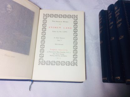 The Poetical Works of Andrew Lang, edited by Mrs. Lang - Image 3