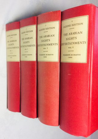 THE ARABIAN NIGHTS ENTERTAINMENTS: ALDINE EDITION in 4 Volumes