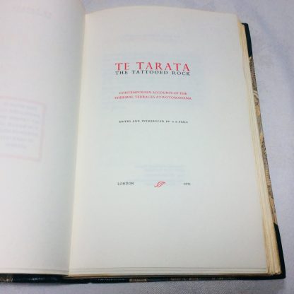 Te Tarata; Contemporary Accounts of the Thermal Terraces at Rotomohana - Image 3