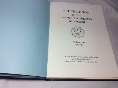 Proceedings of the Society of Antiquaries of Scotland, Sessions Volume 100 (1967-8) - Image 2