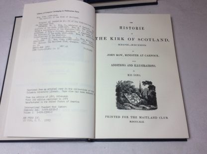 The Historie of the Kirk of Scotland (2 volumes) - Image 3