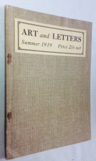 Art & Letters. Volume II. No. 3. (New Series. ) Summer 1919