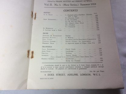 Art & Letters. Volume II. No. 3. (New Series. ) Summer 1919 - Image 2
