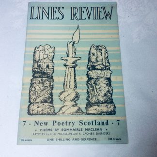 Lines Review 7; Poems by Somhairle Maclean