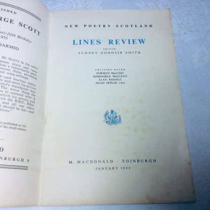 Lines Review 7; Poems by Somhairle Maclean - Image 2