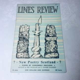 Lines Review 7; Poems by Somhairle Maclean