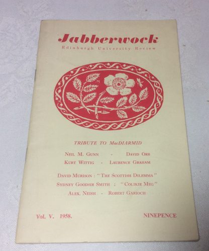 Jabberwock - Edinburgh University Review, Vol V. 1958 Tribute to MacDIARMID